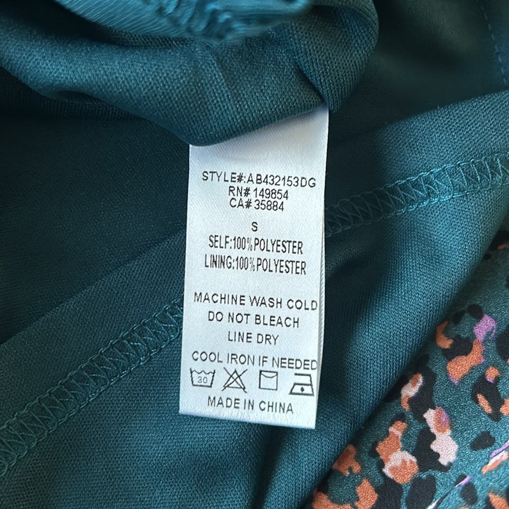 Sadie & Sage Dark Teal Dress | Size S - Picture 8 of 8